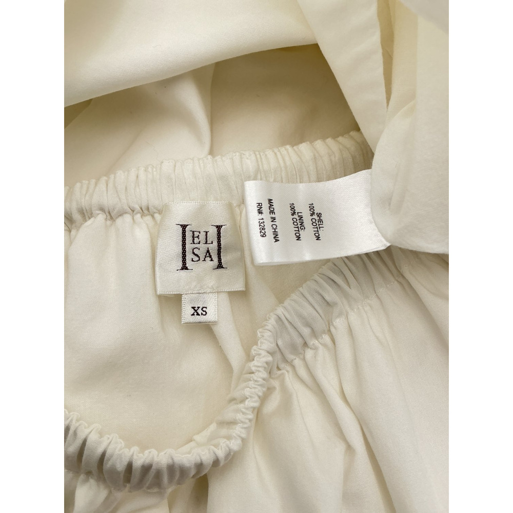 Helsa Crisp White Poplin Midi Skirt Size XS - Picture 4 of 4